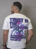 White Unisex Proverbs 3:5 Tee